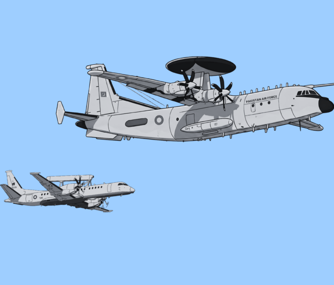 PAF KJ-500 and Saab 2000 EriEye AEW&C Aircraft